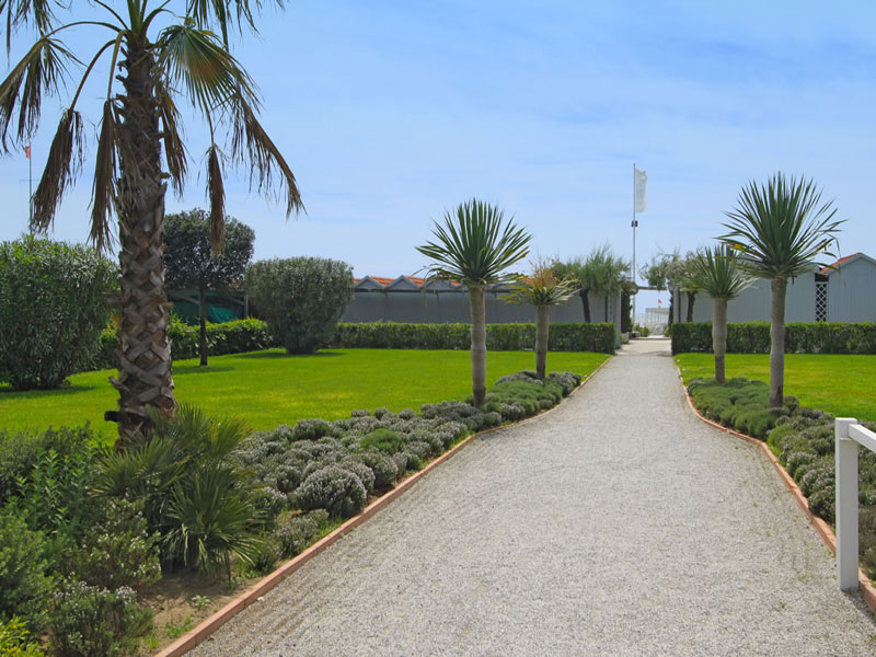 Forte dei Marmi - Giardini degli stabilimenti balneari